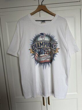 Vintage 2001 New York Yankees AL Champions Tee L